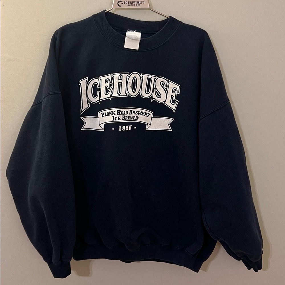 Vintage Active USA Ultra Cotton Navy Sweatshirt “Icehouse Beer” XL
